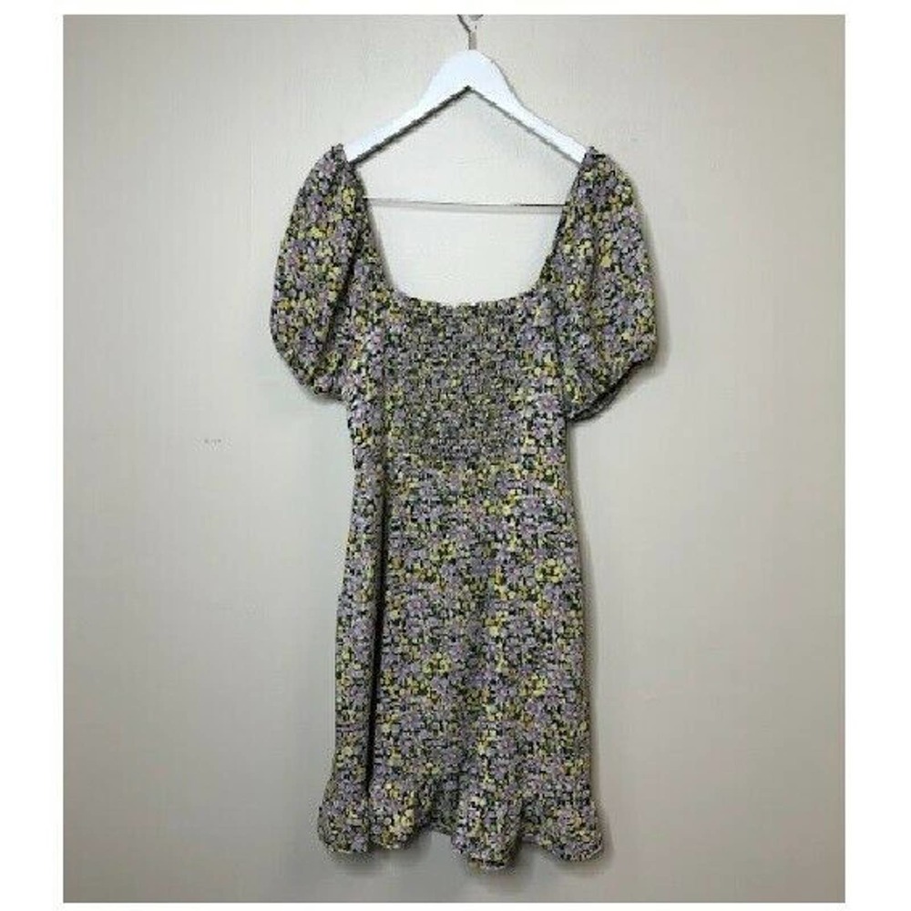 Sanctuary Women's Fresh Breeze Ditsy-Print Ruffled-Hem Dress Purple Size10, $139 - Picture 4 of 4